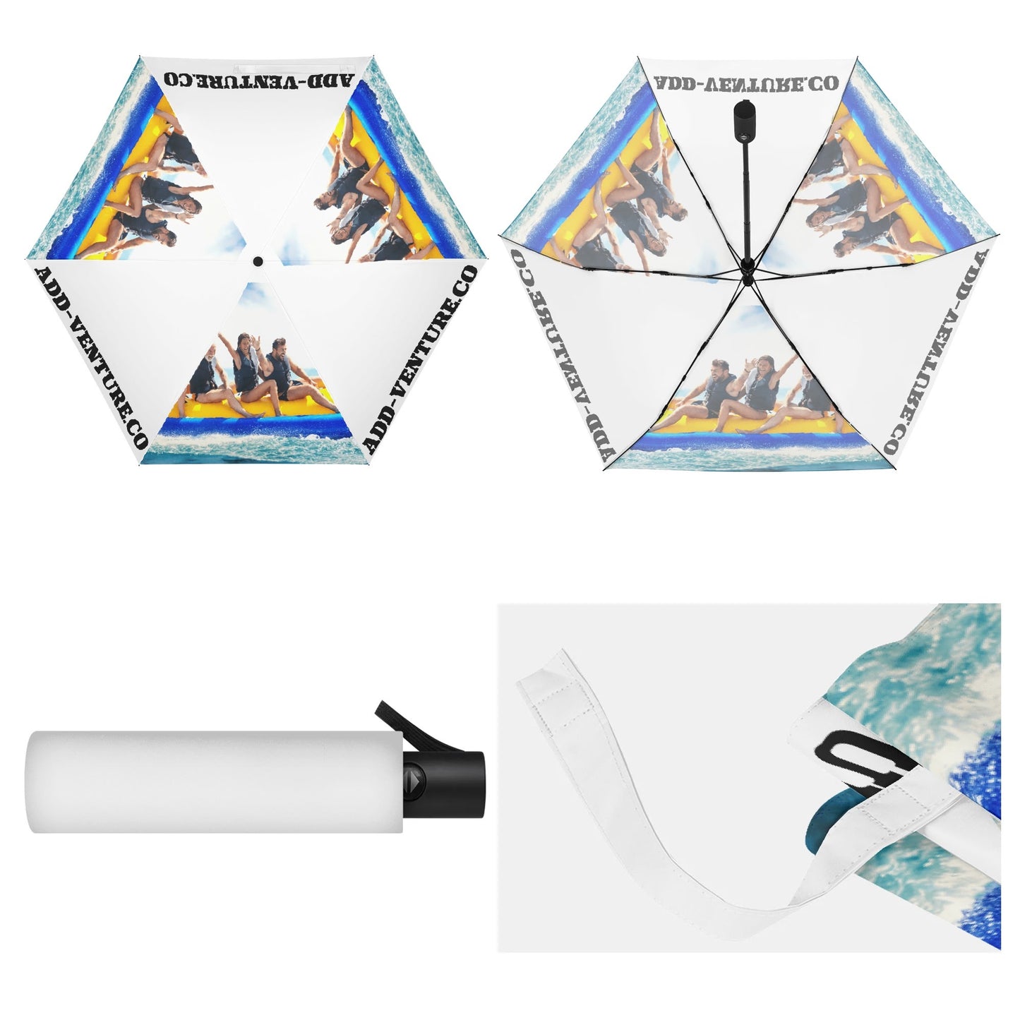 Adventure Forecast – Lightweight Travel Umbrella Add Photo