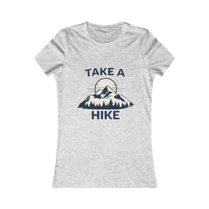 Take a Hike Women’s Tee – Mountain Hiking Graphic Shirt