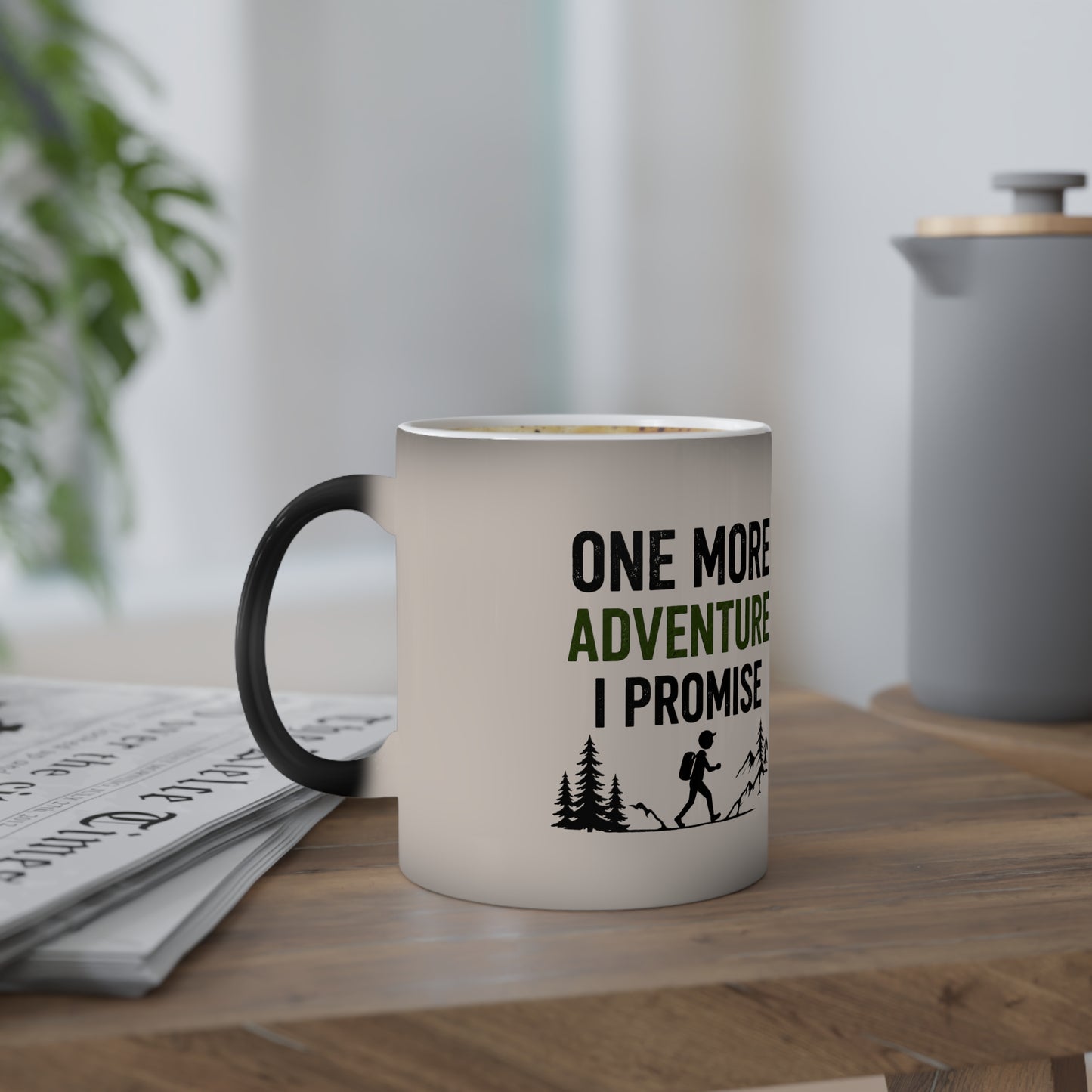 Color-Changing Adventure Mug – “One More Adventure I Promise” 11oz