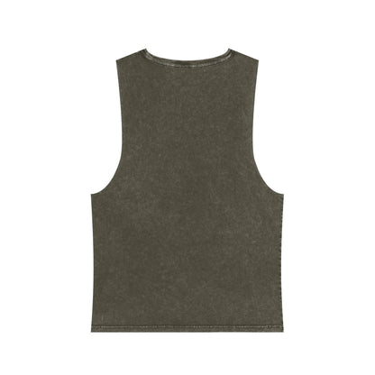 True North Mountain Tank Top — Vintage Stonewash Outdoor Graphic