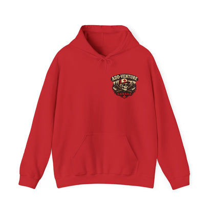 Add-Venture Hoodie - 'No Plan. Just Vibing.' Retro Camping Adventure Hoodie