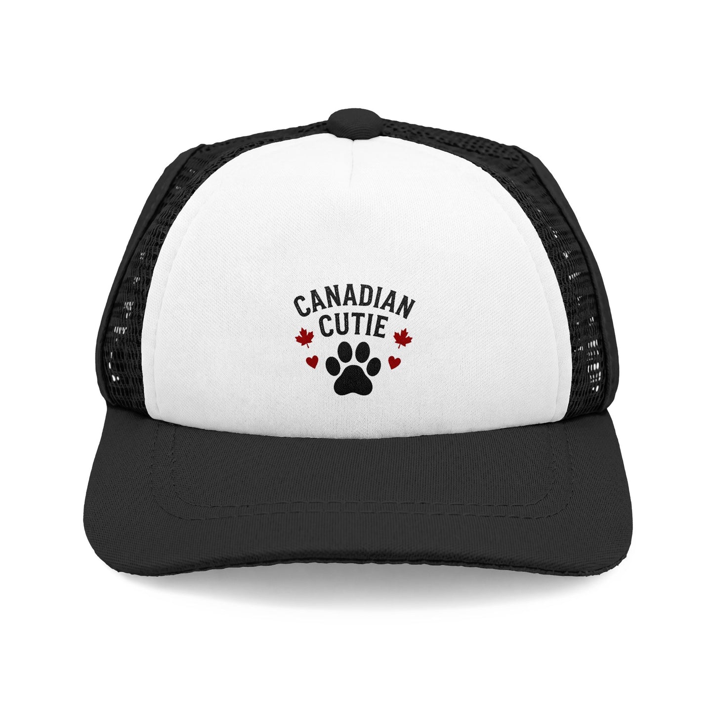 Trucker Hat — "Canadian Cutie" Paw Print Foam Trucker Hat