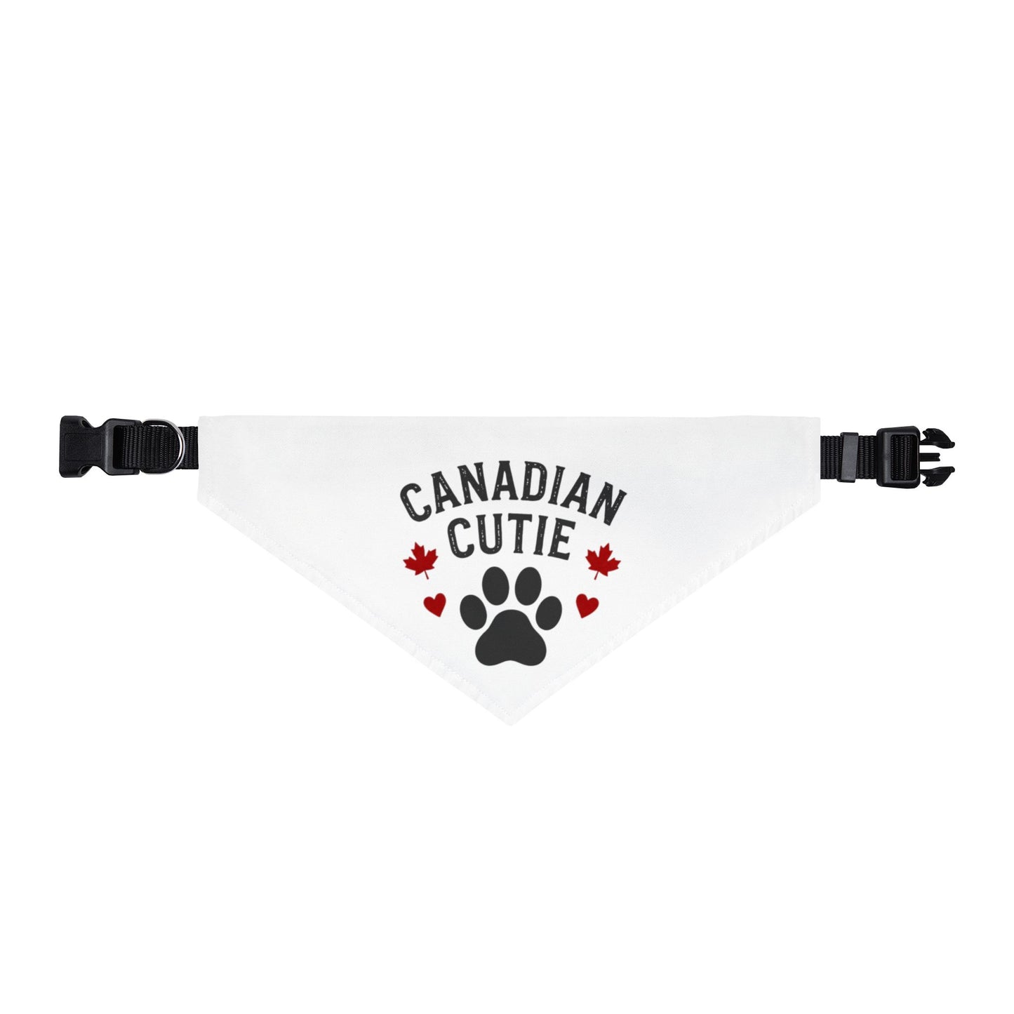 "Canadian Cutie" Clip-On Pet Bandana