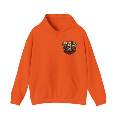 Add-Venture Hoodie - 'No Plan. Just Vibing.' Retro Camping Adventure Hoodie