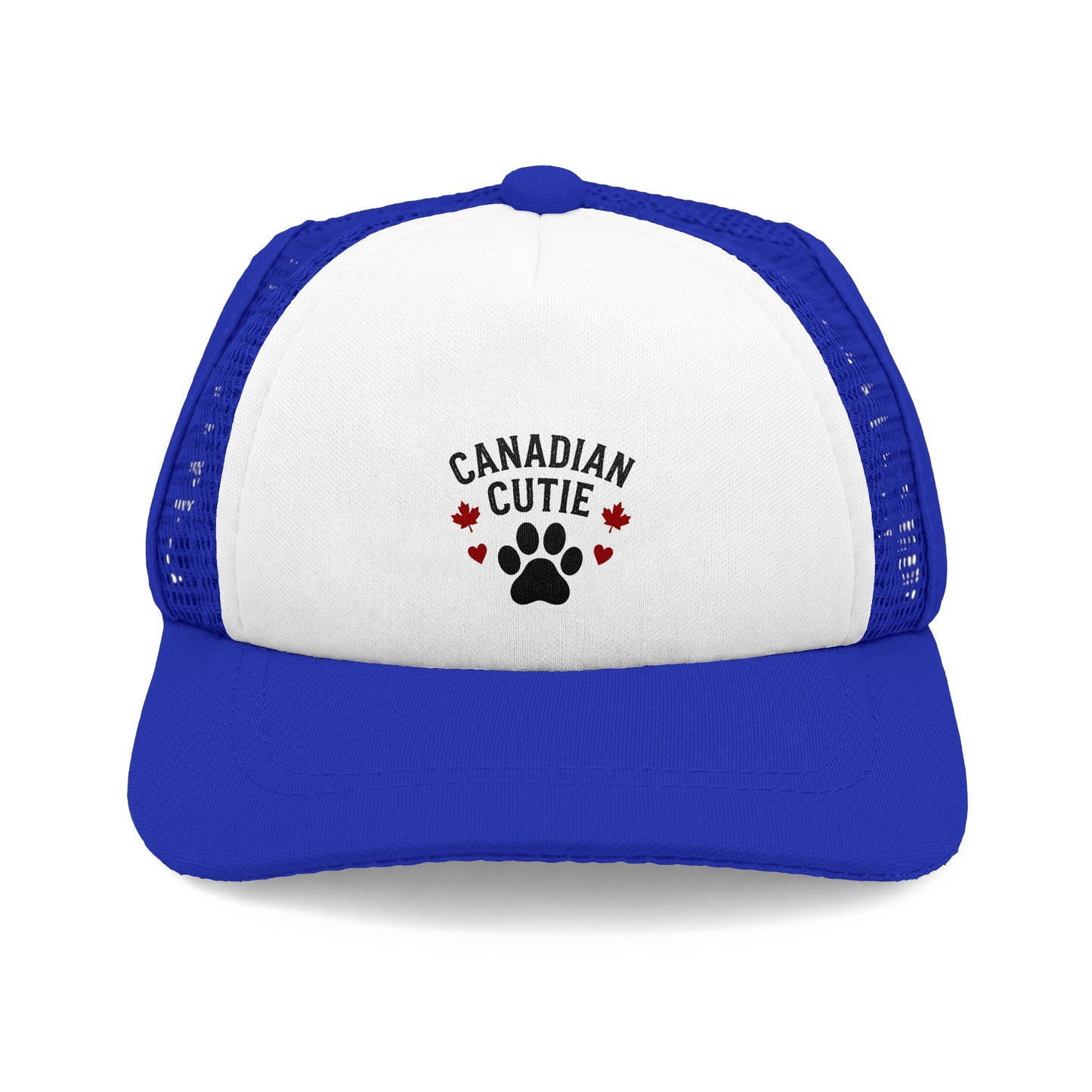 Trucker Hat — "Canadian Cutie" Paw Print Foam Trucker Hat