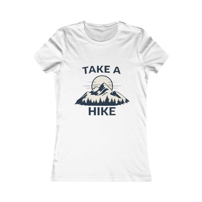 Take a Hike Women’s Tee – Mountain Hiking Graphic Shirt