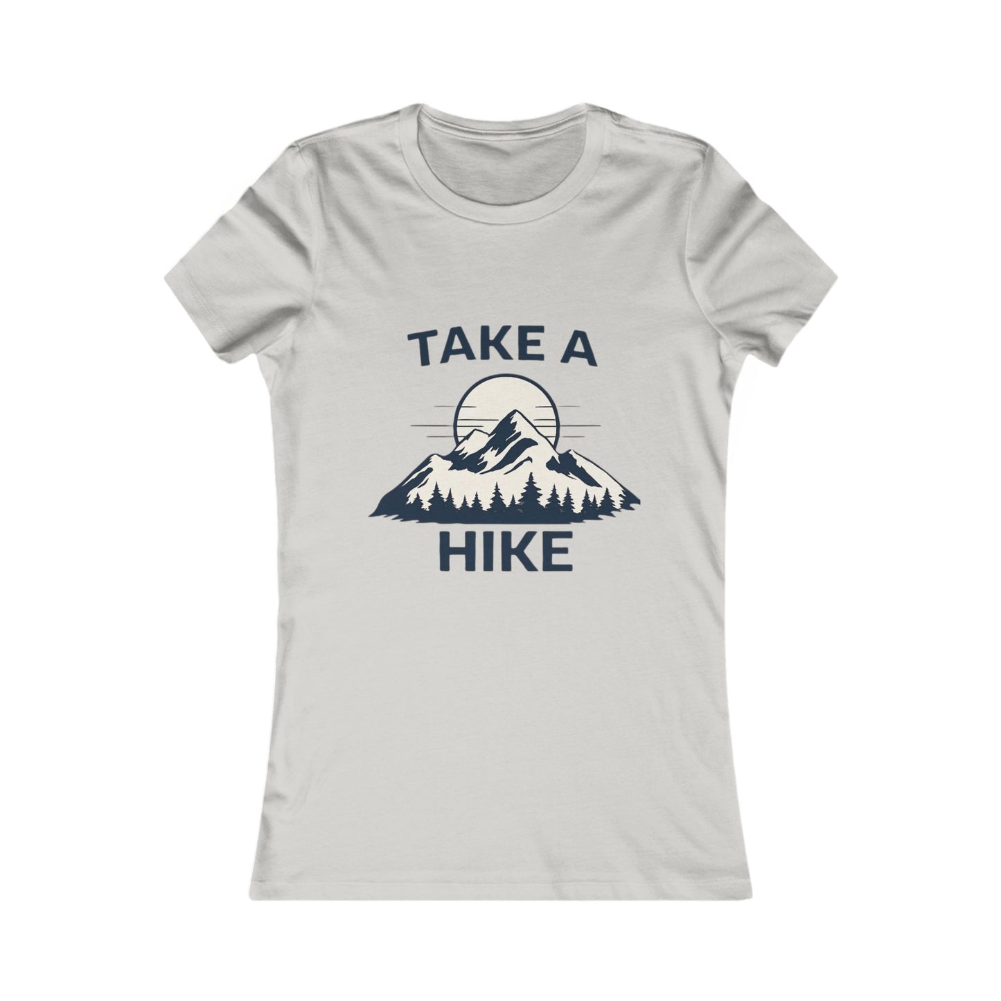 Take a Hike Women’s Tee – Mountain Hiking Graphic Shirt
