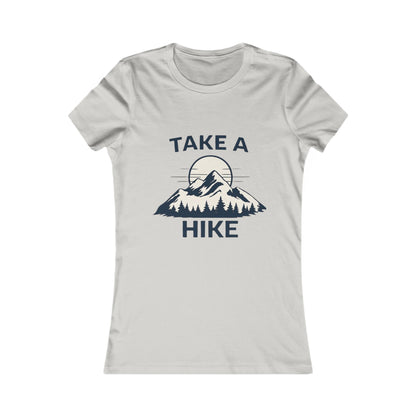Take a Hike Women’s Tee – Mountain Hiking Graphic Shirt