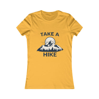 Take a Hike Women’s Tee – Mountain Hiking Graphic Shirt