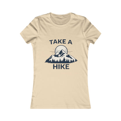 Take a Hike Women’s Tee – Mountain Hiking Graphic Shirt