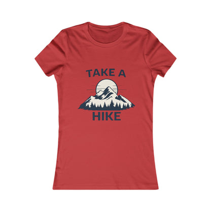 Take a Hike Women’s Tee – Mountain Hiking Graphic Shirt