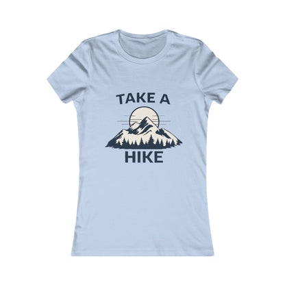 Take a Hike Women’s Tee – Mountain Hiking Graphic Shirt