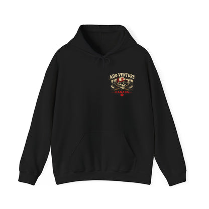 Add-Venture Hoodie - 'No Plan. Just Vibing.' Retro Camping Adventure Hoodie