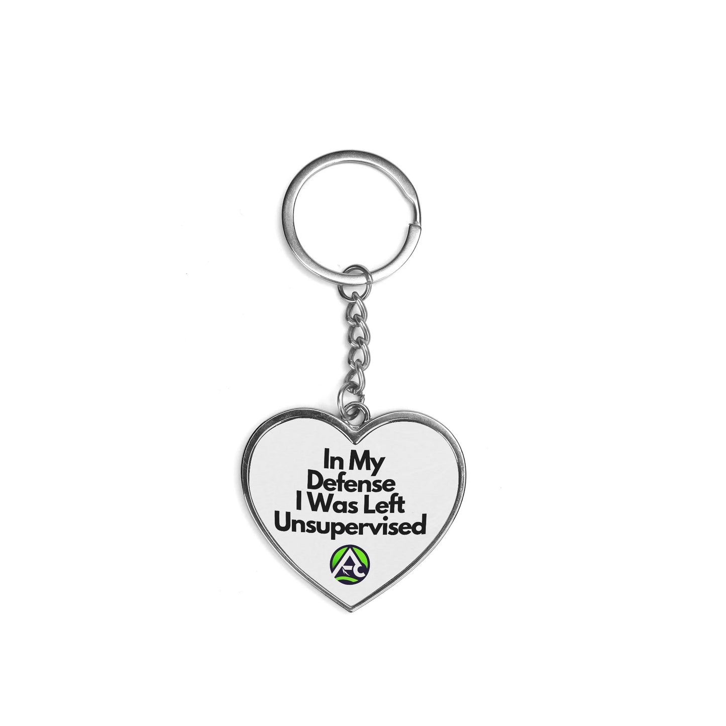 Defense Mode Heart Keychain