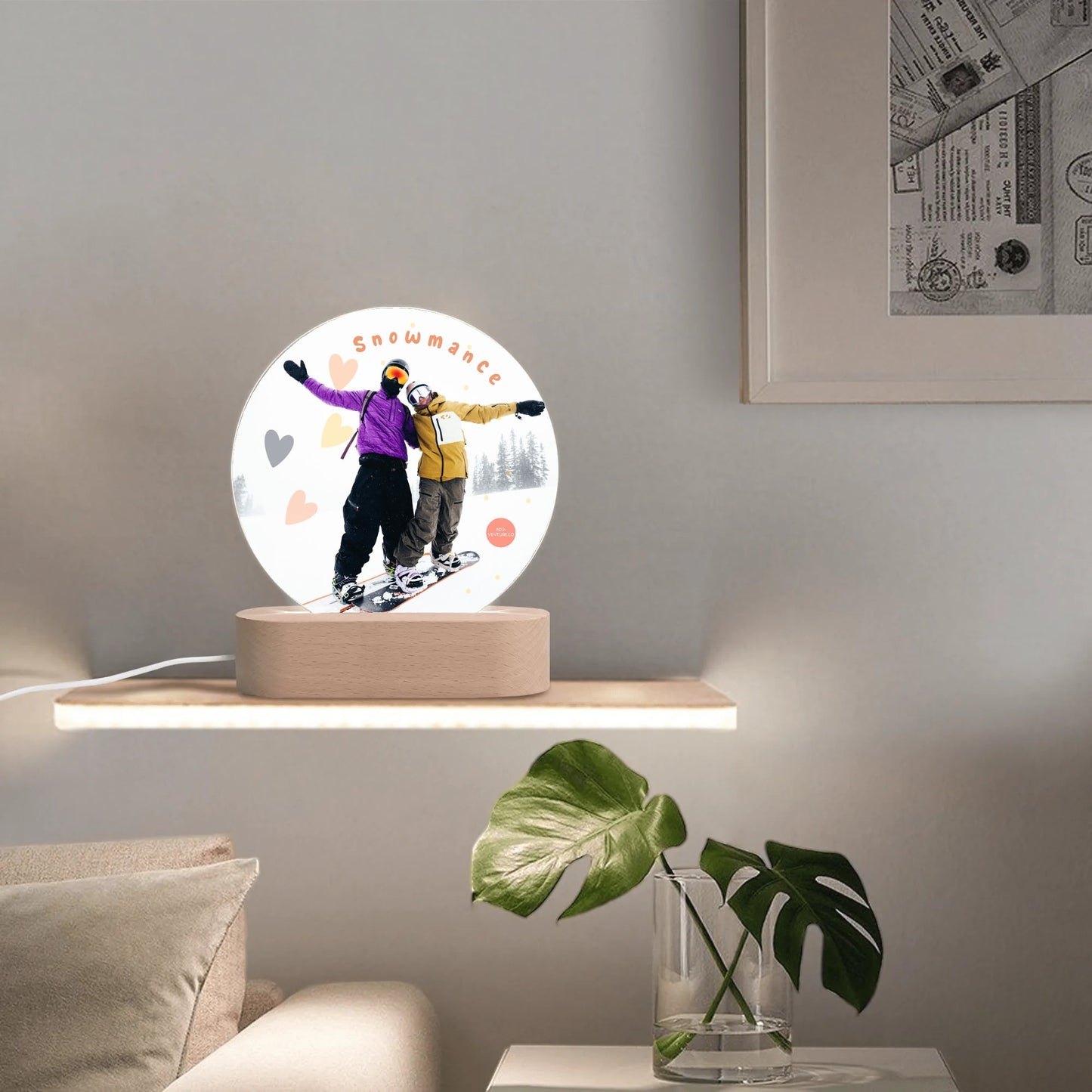 Lit for the Journey– Personalized Night Light