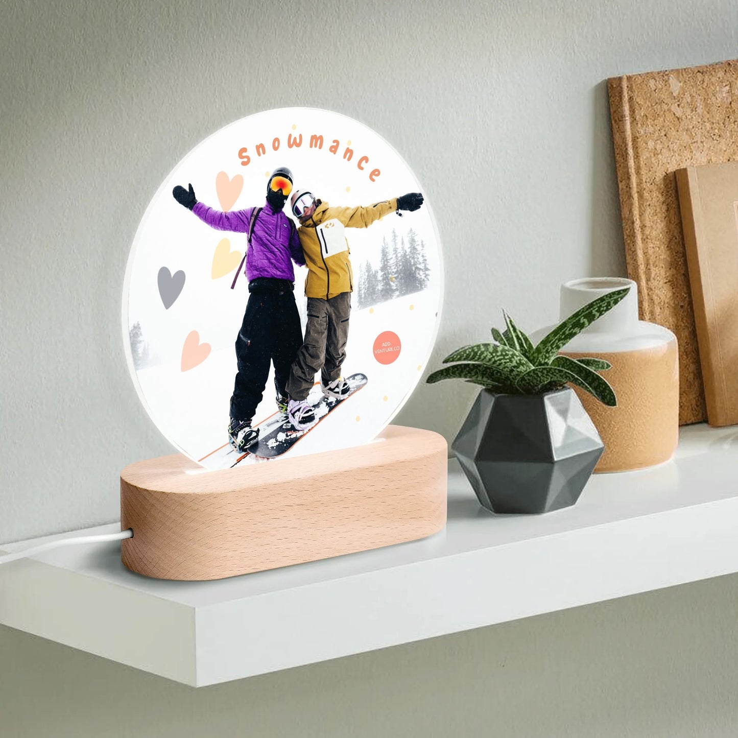 Lit for the Journey– Personalized Night Light