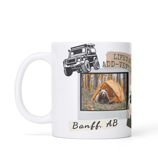 Life’s an ADD-Venture White Glossy Personalization Mug 11 oz