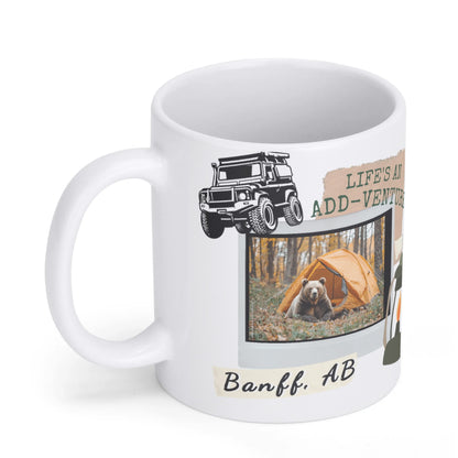 Life’s an ADD-Venture White Glossy Personalization Mug 11 oz