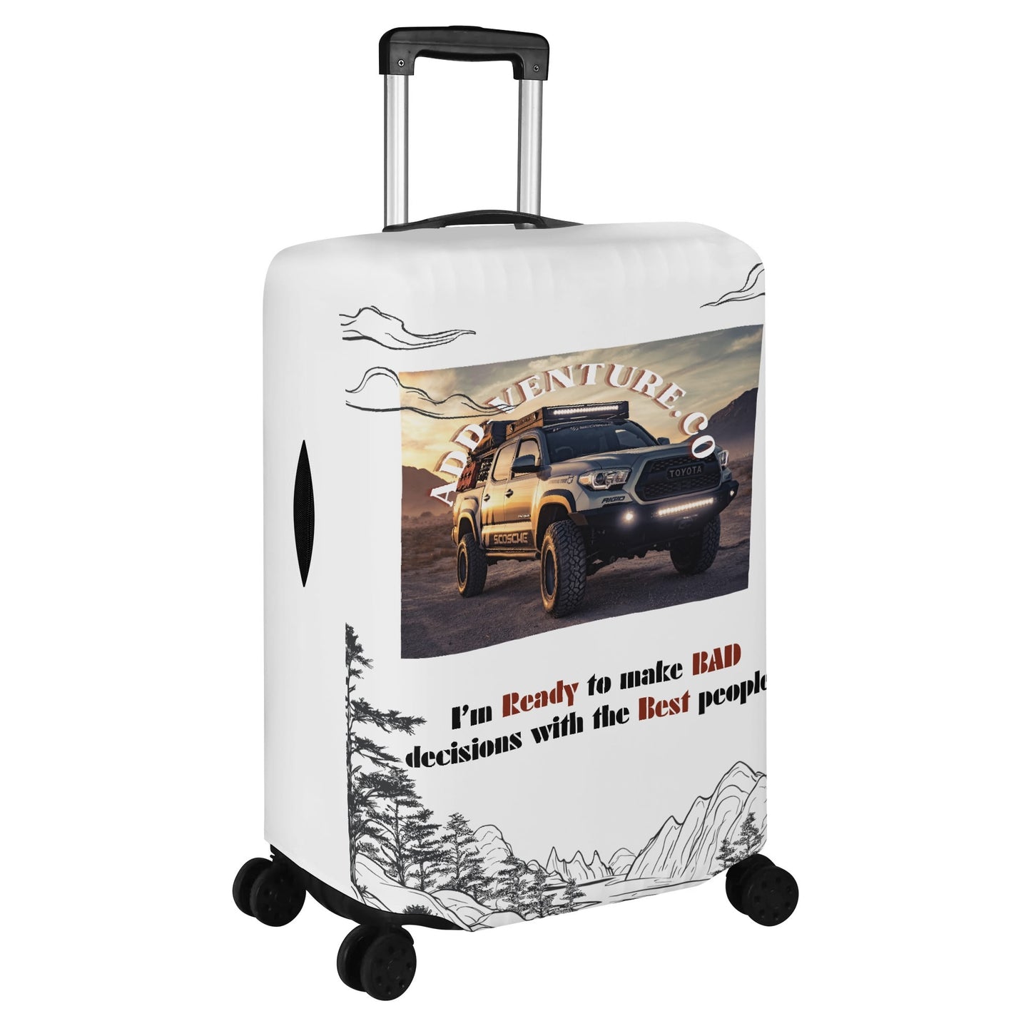 Custom Personalized Pack Your Personality Luggage Cover