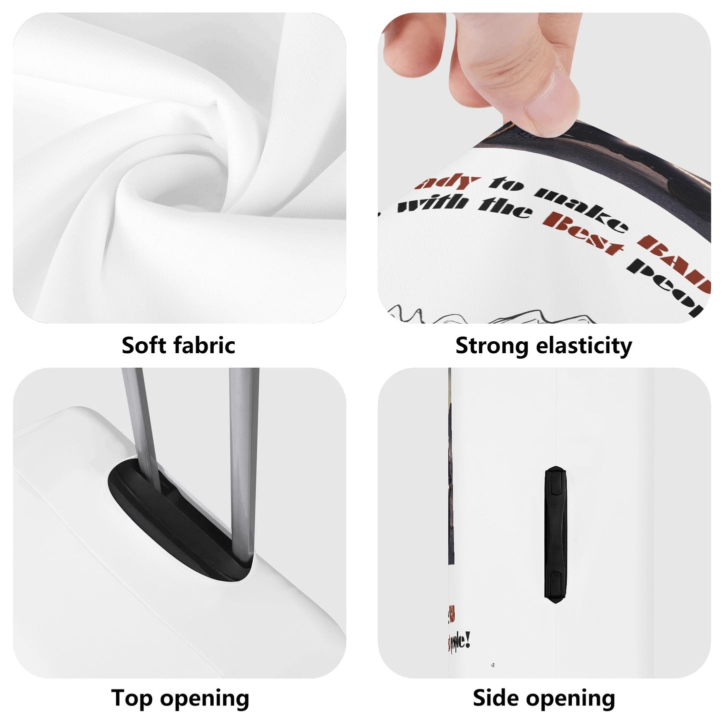 Custom Personalized Pack Your Personality Luggage Cover