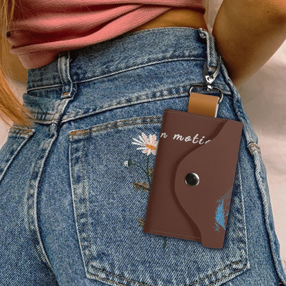 Custom Personalized Leather Keychain Purse