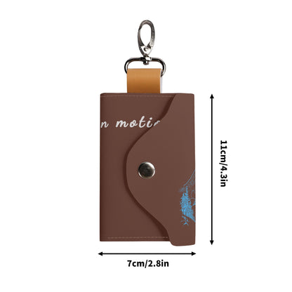 Custom Personalized Leather Keychain Purse