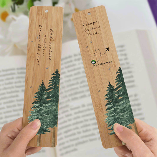 Add-Venture Timber Tales Wooden Bookmark