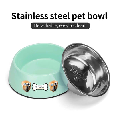Custom Personalized Pet Face Bowl