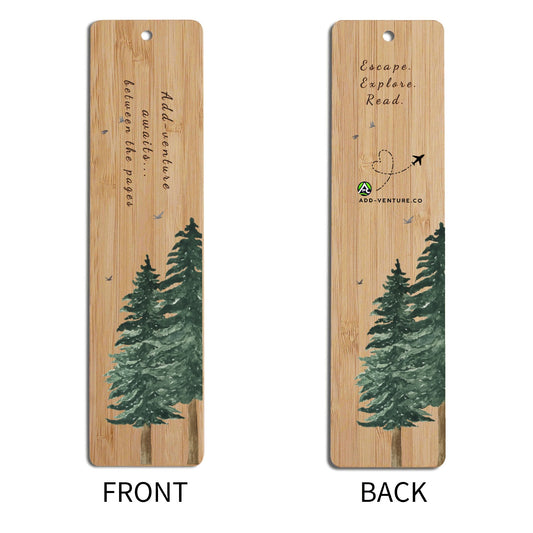 Add-Venture Timber Tales Wooden Bookmark