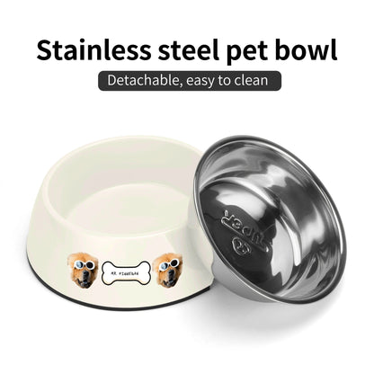 Custom Personalized Pet Face Bowl