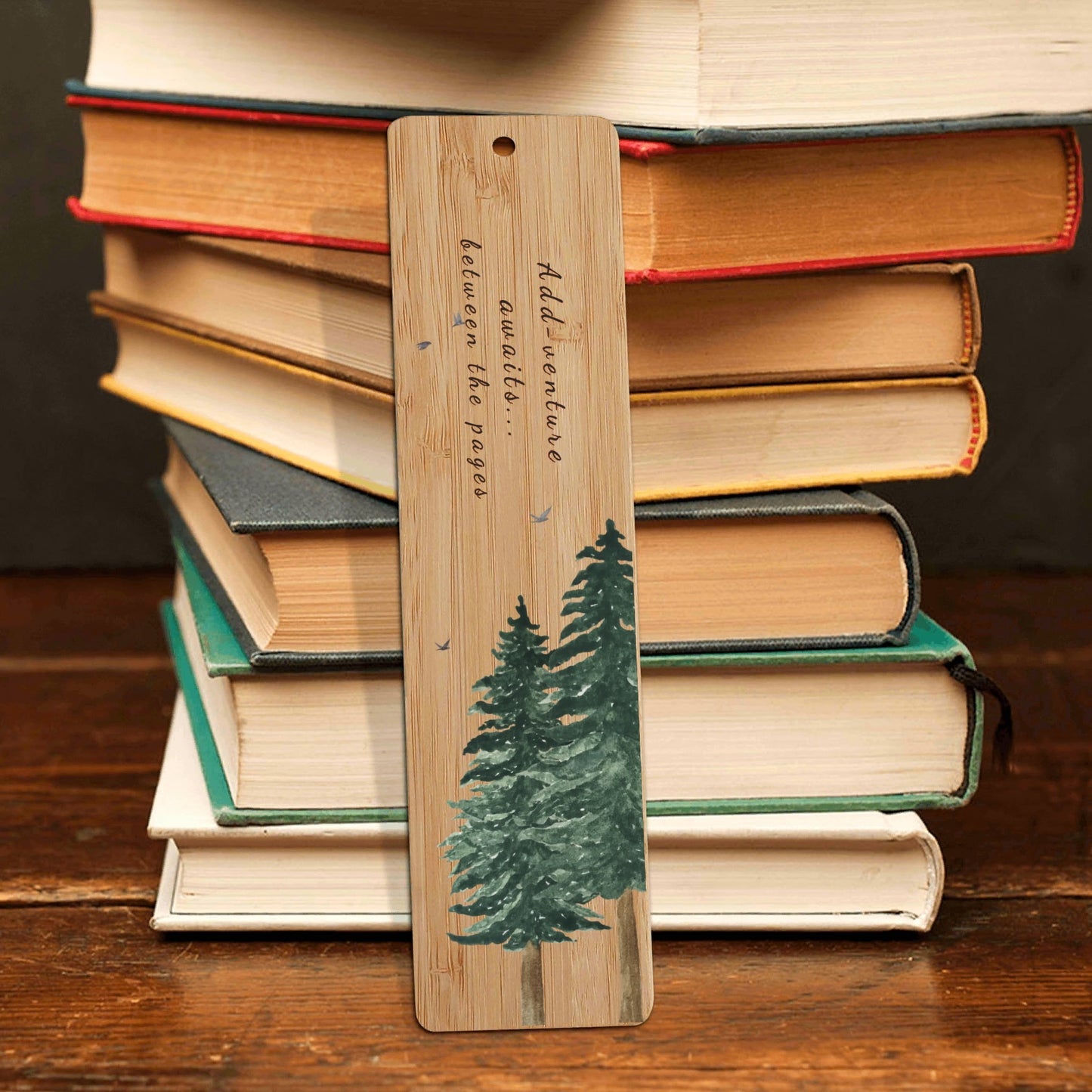 Add-Venture Timber Tales Wooden Bookmark