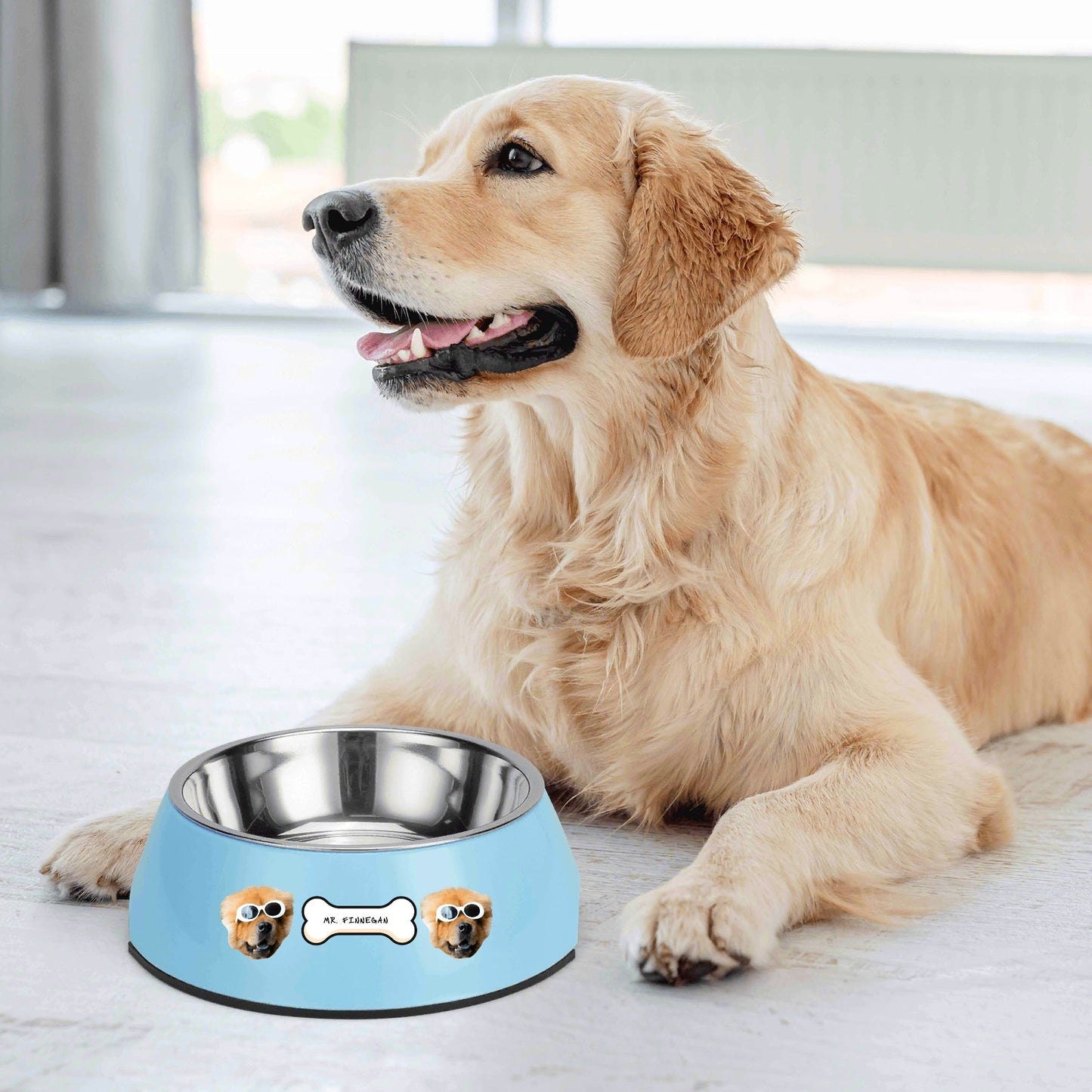 Custom Personalized Pet Face Bowl