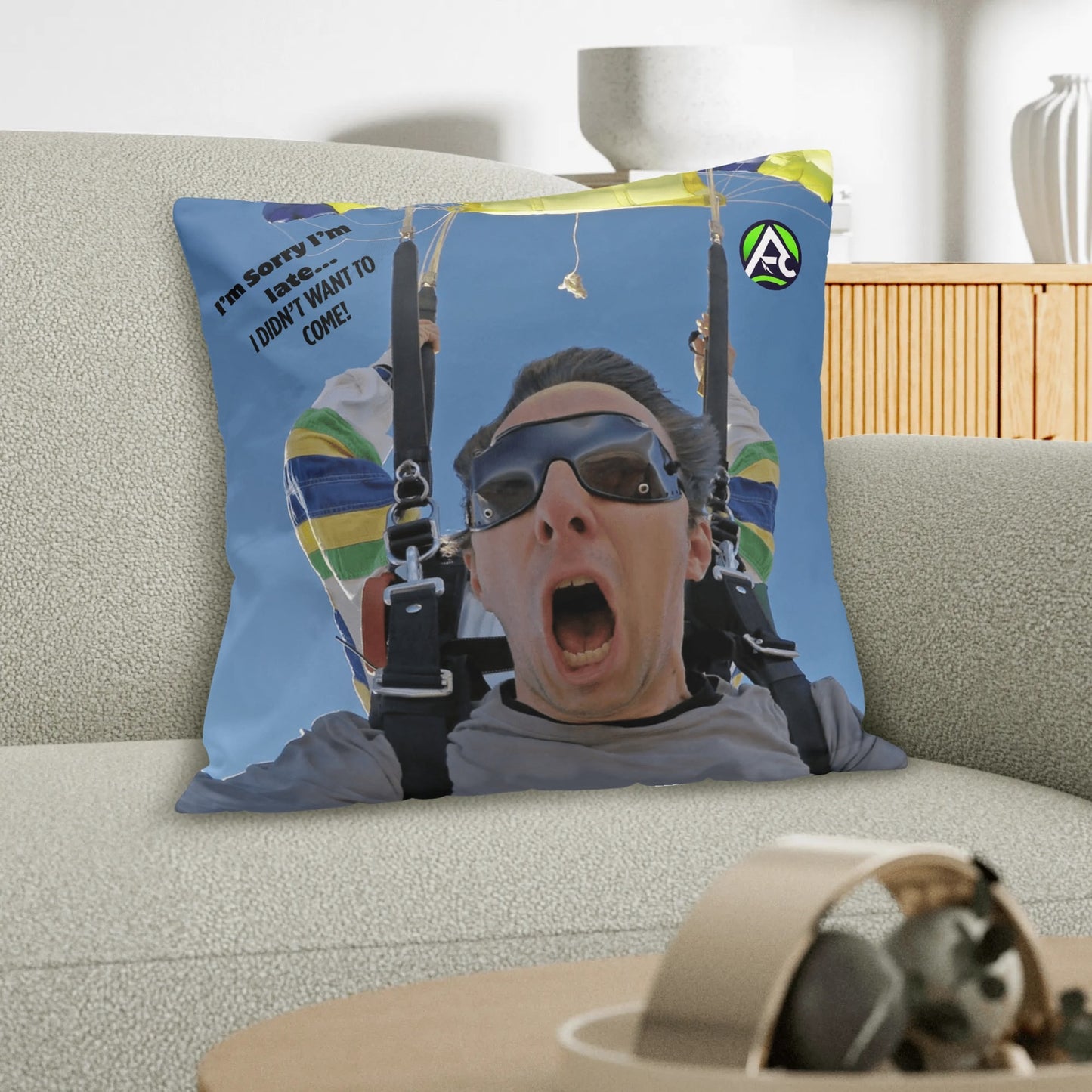 Custom Personalized I Didn’t Want to Come Pillow Cover