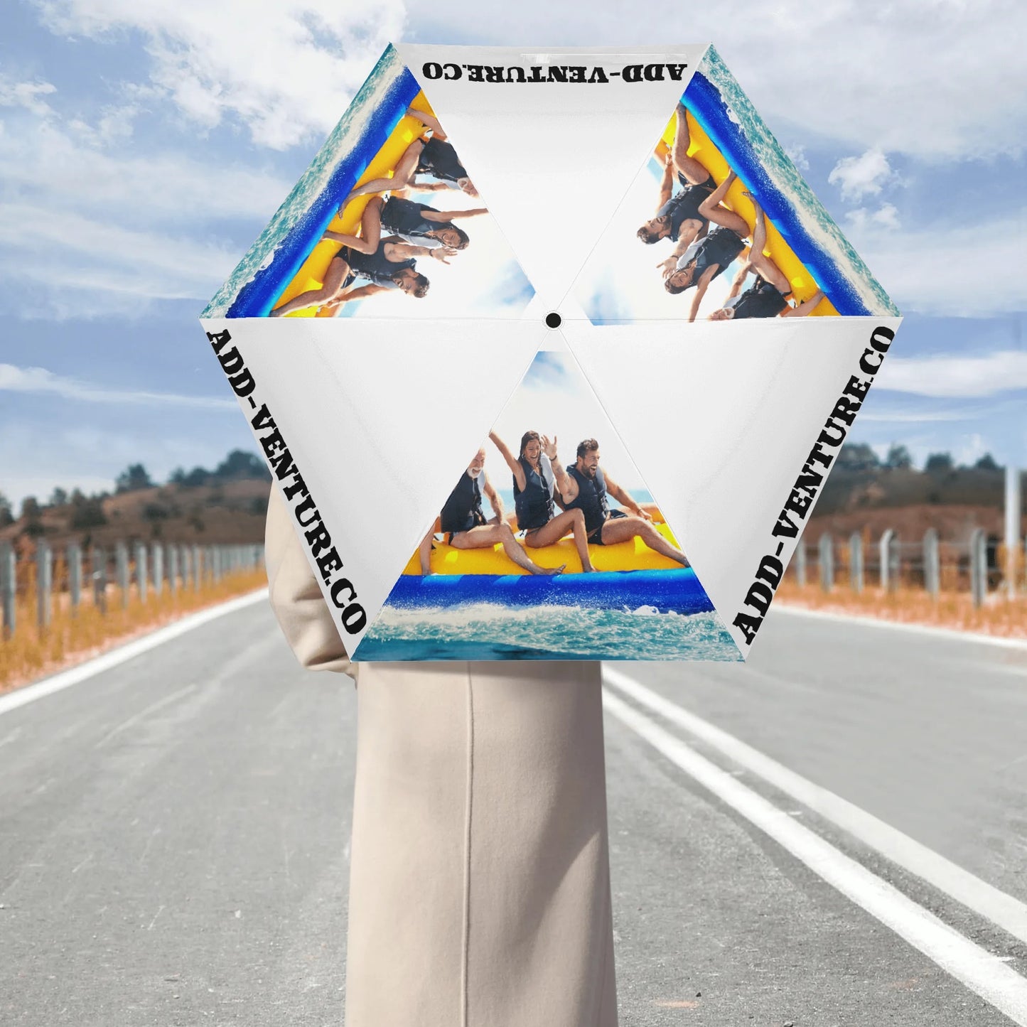 Adventure Forecast – Lightweight Travel Umbrella Add Photo