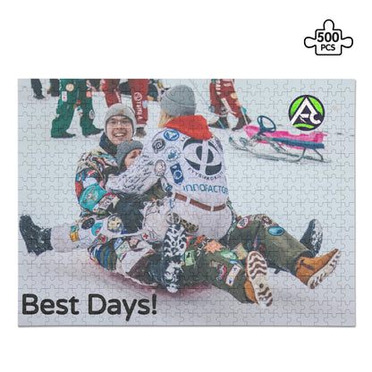 Custom Personalized Best Days Puzzle (500 pcs)