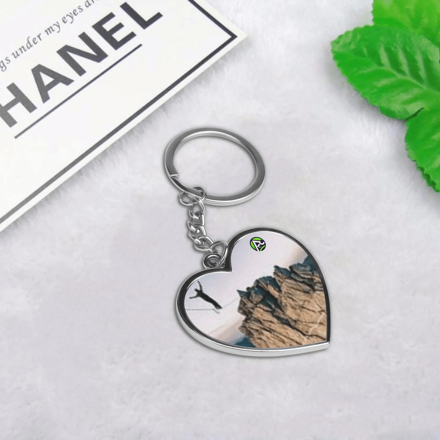 Custom Personalized Heartstring Keychain