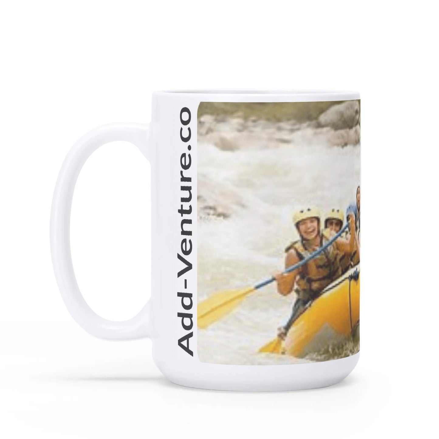 Custom Personalized Adventure 15oz White Glossy Mug
