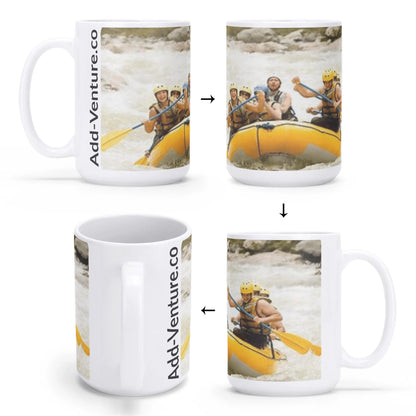Custom Personalized Adventure 15oz White Glossy Mug