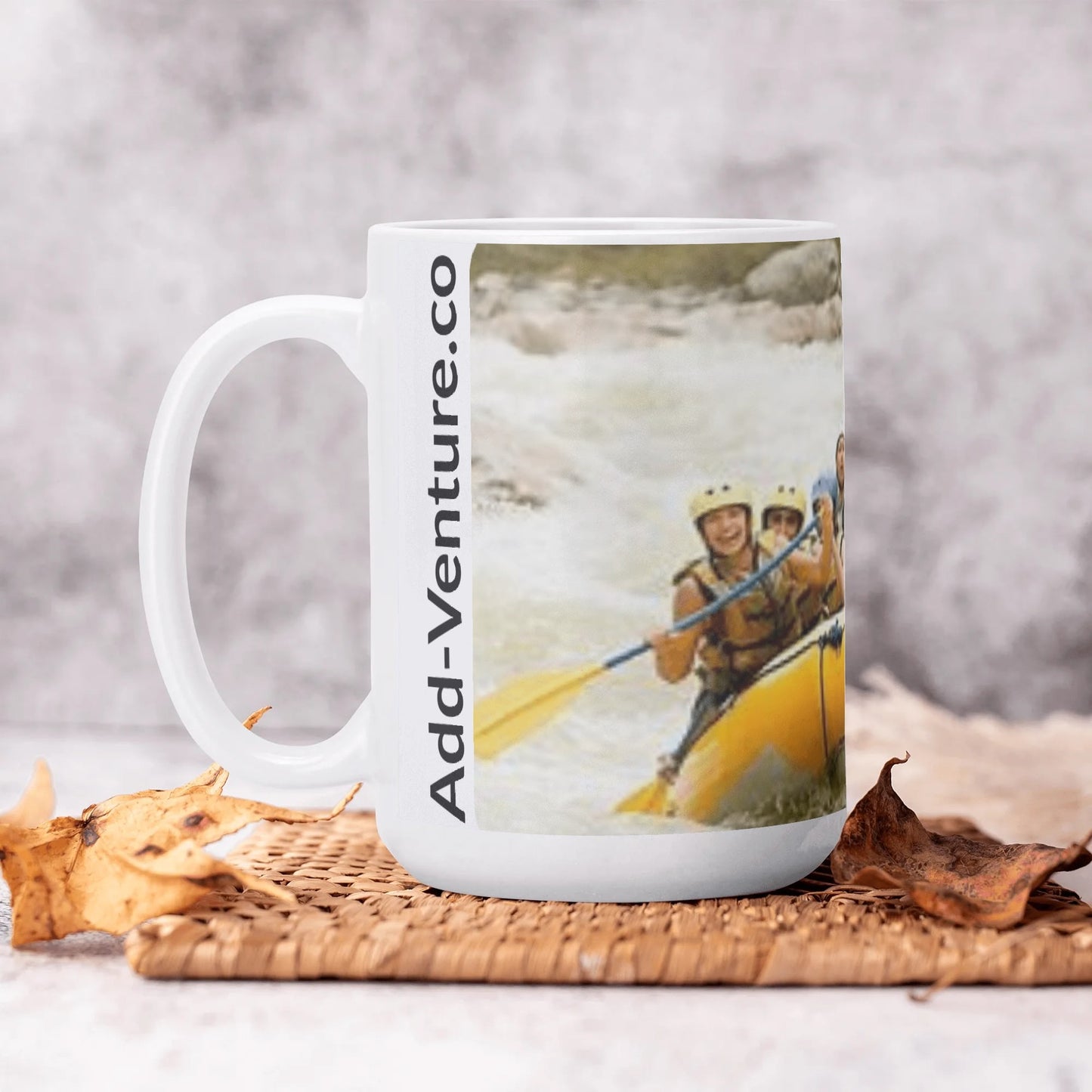 Custom Personalized Adventure 15oz White Glossy Mug