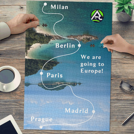 Custom Personalized Destination Puzzle (1000 pcs)