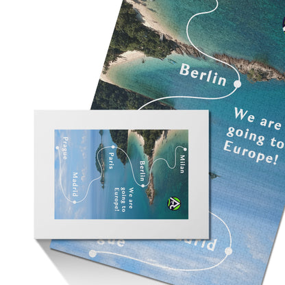 Custom Personalized Destination Puzzle (1000 pcs)