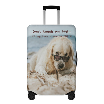 This Bag Is Under Pawtection Luggage Cover