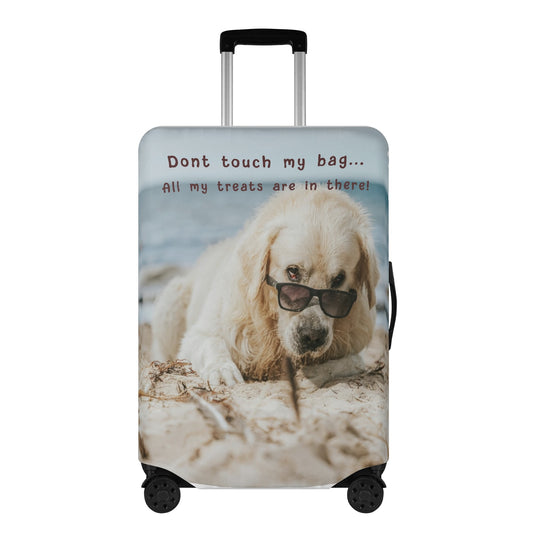 This Bag Is Under Pawtection Luggage Cover