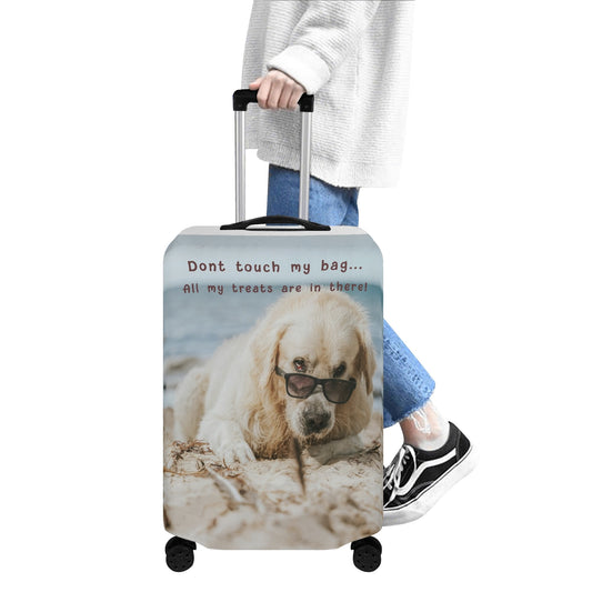 This Bag Is Under Pawtection Luggage Cover