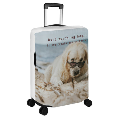 This Bag Is Under Pawtection Luggage Cover