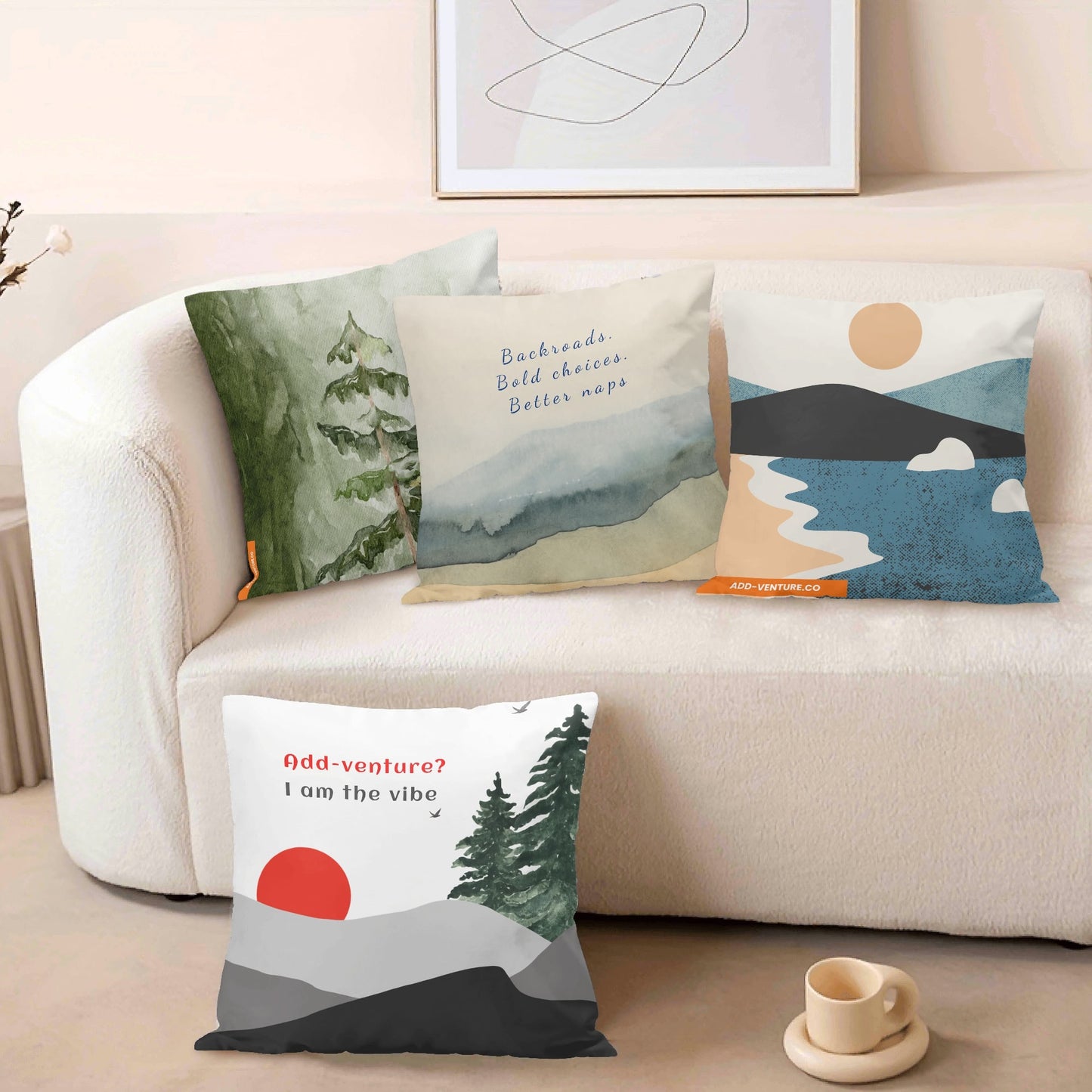 Wilderness Whispers Velvet Pillow Case Covers 4 pieces