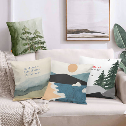 Wilderness Whispers Velvet Pillow Case Covers 4 pieces