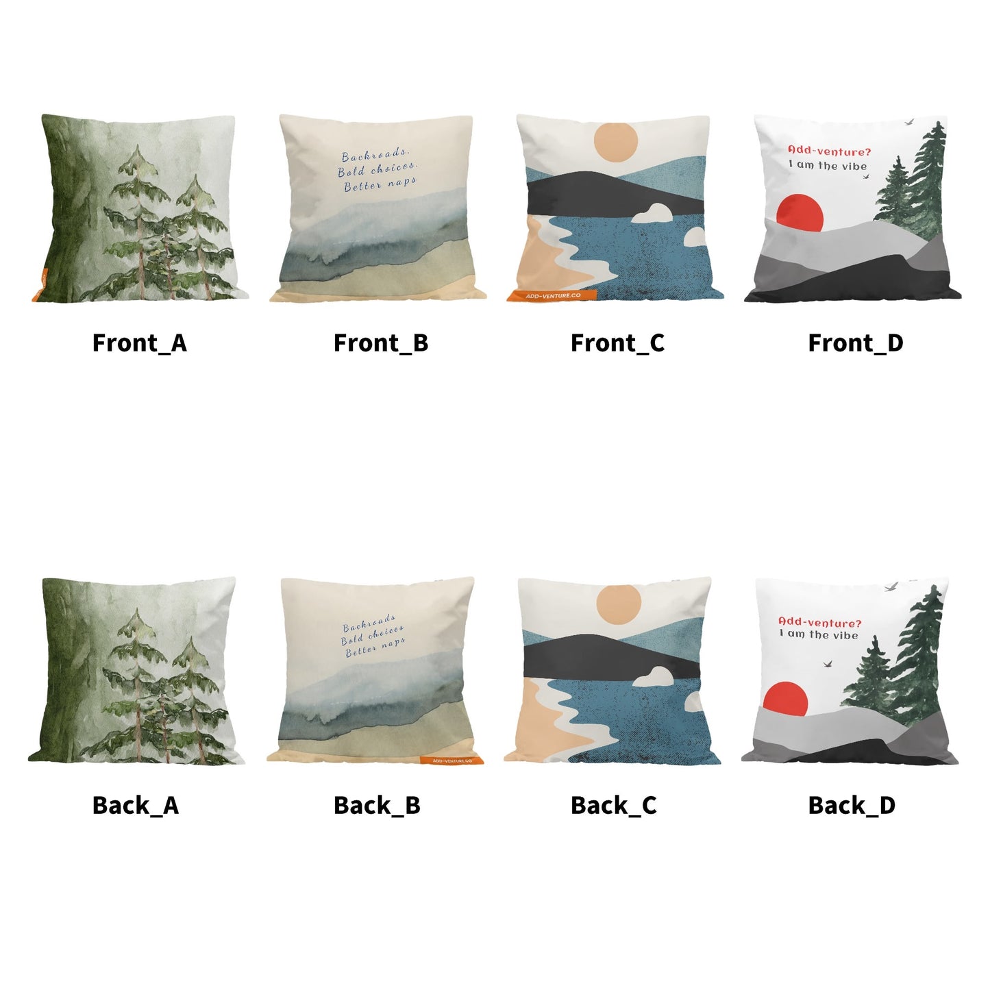 Wilderness Whispers Velvet Pillow Case Covers 4 pieces