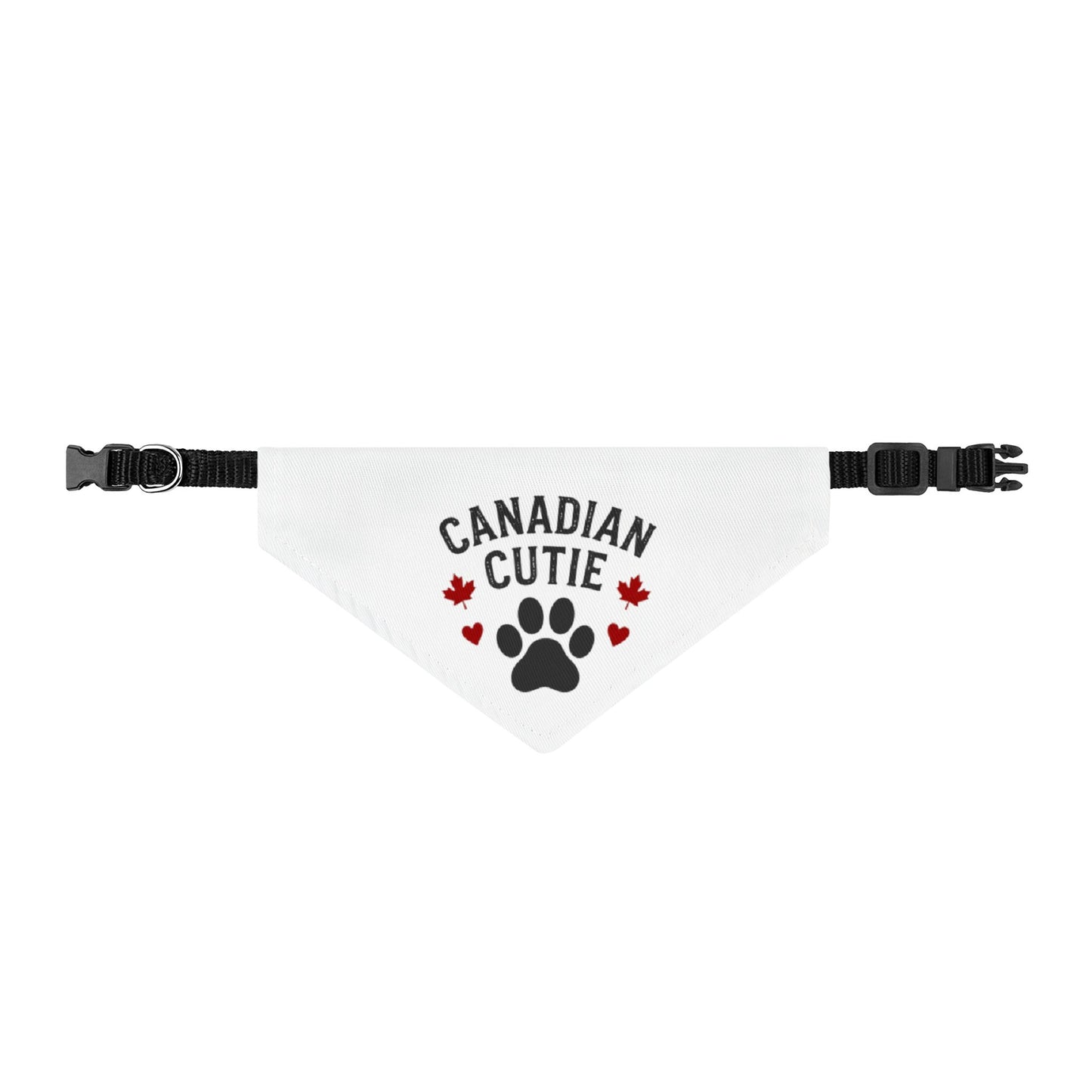 "Canadian Cutie" Clip-On Pet Bandana