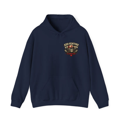 Add-Venture Hoodie - 'No Plan. Just Vibing.' Retro Camping Adventure Hoodie
